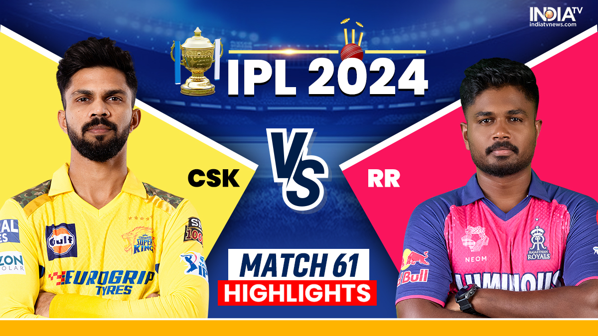 CSK vs RR, IPL 2024: Chennai Super Kings vs Rajasthan Royals Updates ...