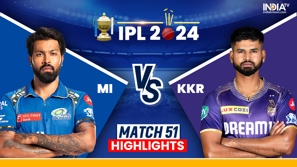 MI vs KKR Live Score IPL 2024: Mumbai Indians vs Kolkata Knight Riders ...