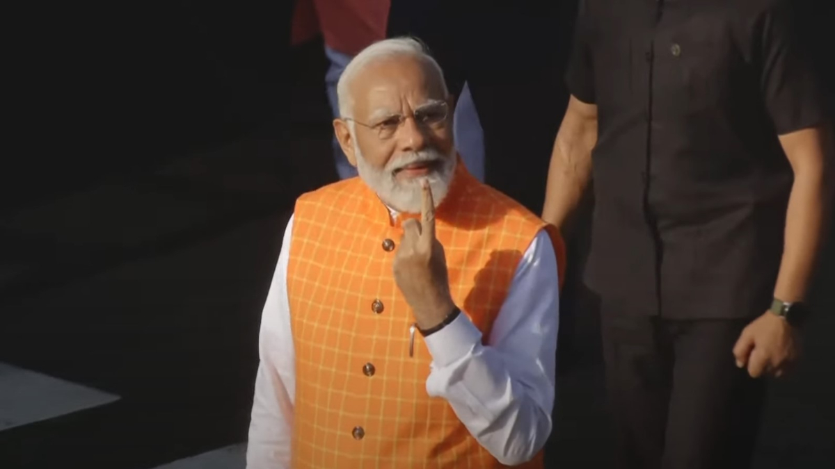 Lok Sabha Elections: PM Modi casts his vote in Ahmedabad, urges people to exercise their franchise | WATCH