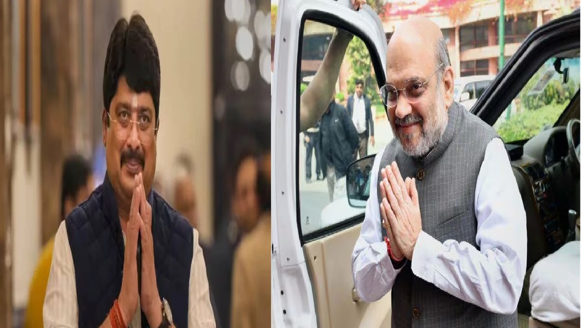 Raja Bhaiya meets Amit Shah, announces his support to BJP's Kaushambi candidate Vinod Sonkar