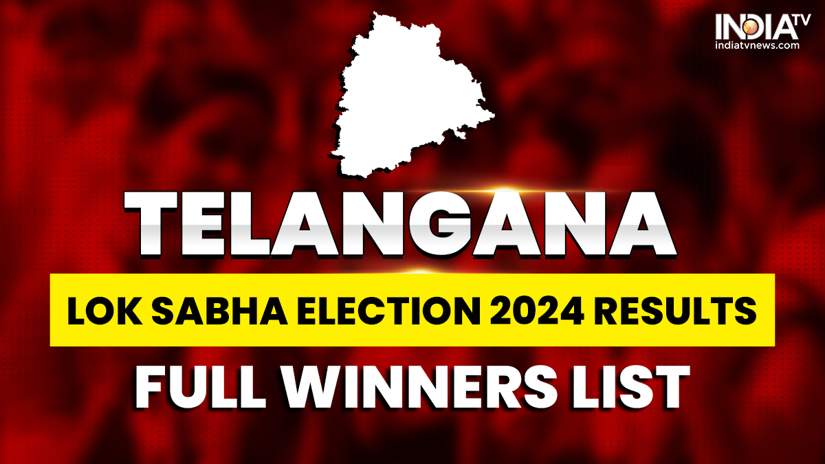 Telangana Lok Sabha Election Results 2024 List of constituencywise