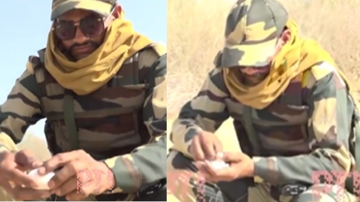 Hai re Garmi! BSF soldier in Rajasthan's Bikaner boils egg in sand amid intense heatwave | WATCH