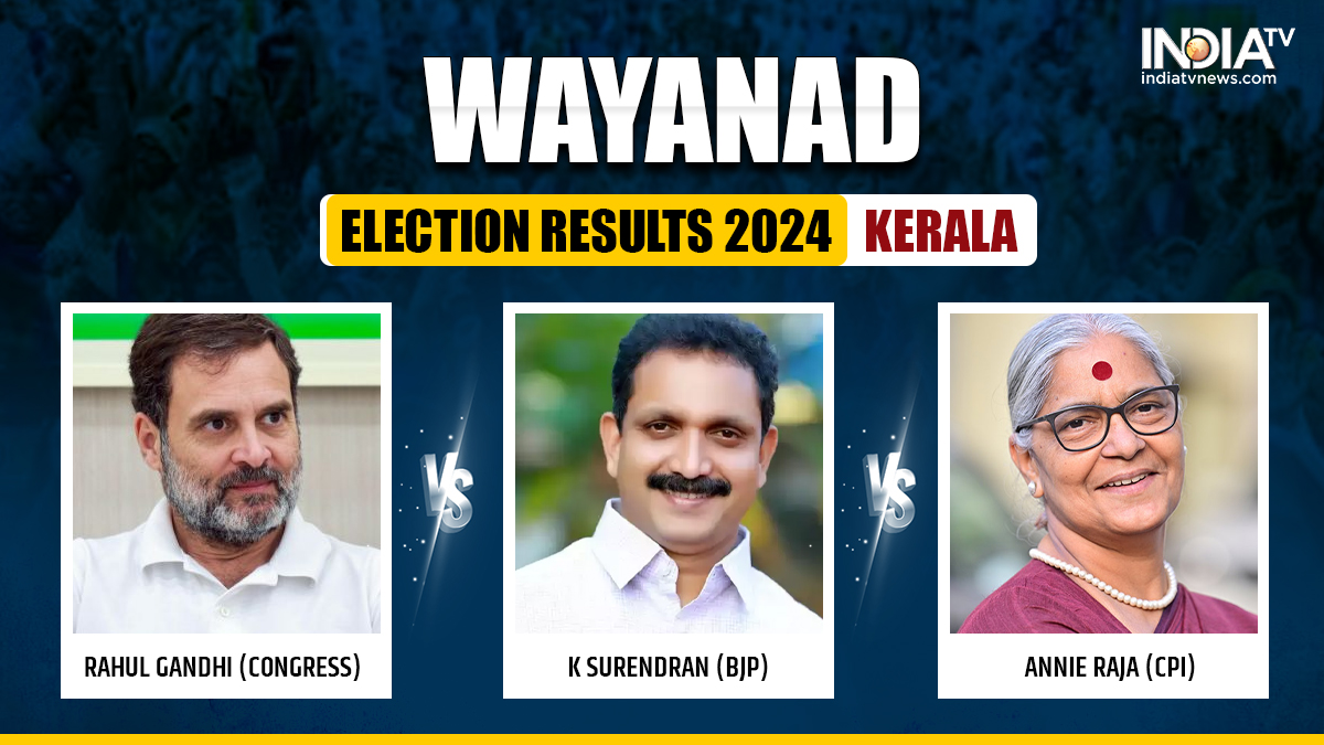 Wayanad Election Results 2024: Congress' Rahul Gandhi Vs CPI's Annie ...