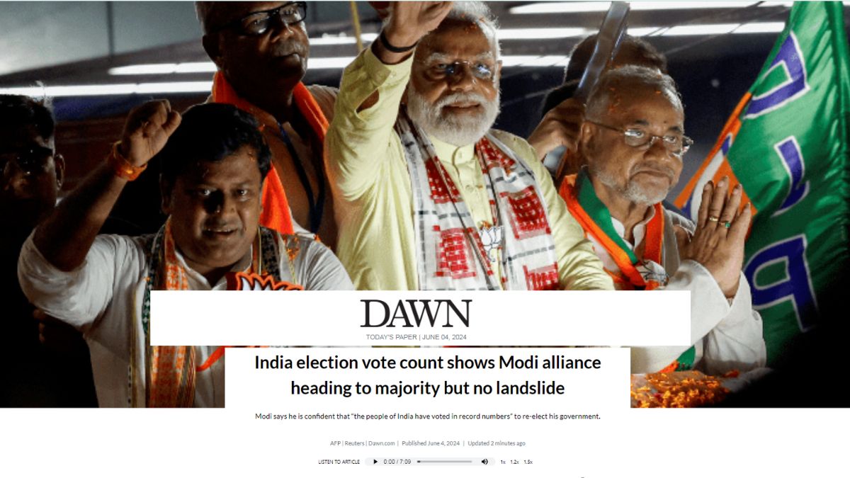 From Pakistan to Canada, how world media covers India's 'historical' Lok Sabha Elections Results