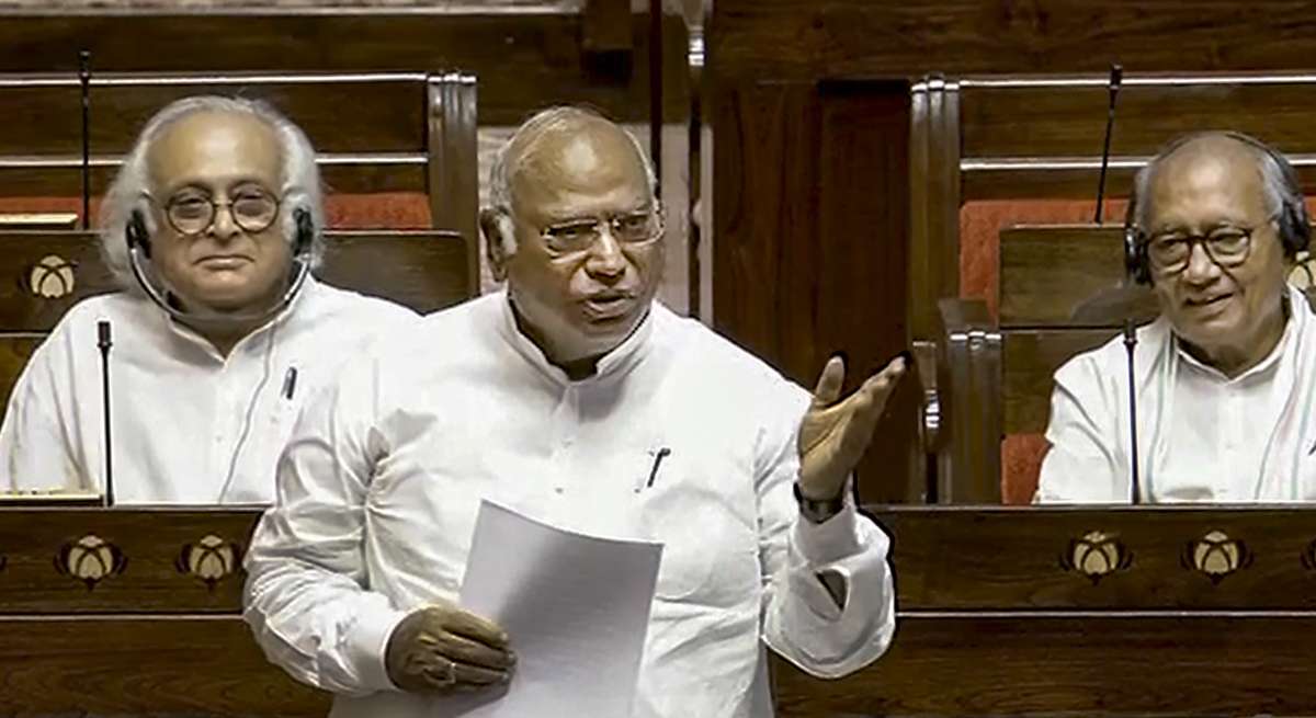 'Opposition talks about common man while PM Modi does only his Mann Ki Baat': Kharge in Rajya Sabha