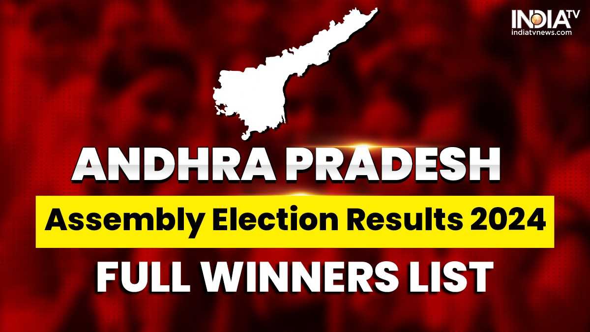 Andhra Assembly Elections 2024: List of constituency-wise winning candidates and parties