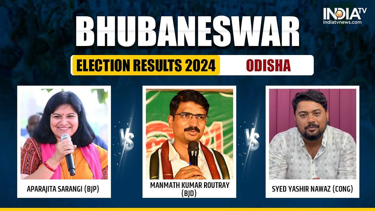 Bhubaneswar Election Results 2024: BJP leader Aparajita Sarangi defeats BJD's Manmath Kumar by 35,152 votes