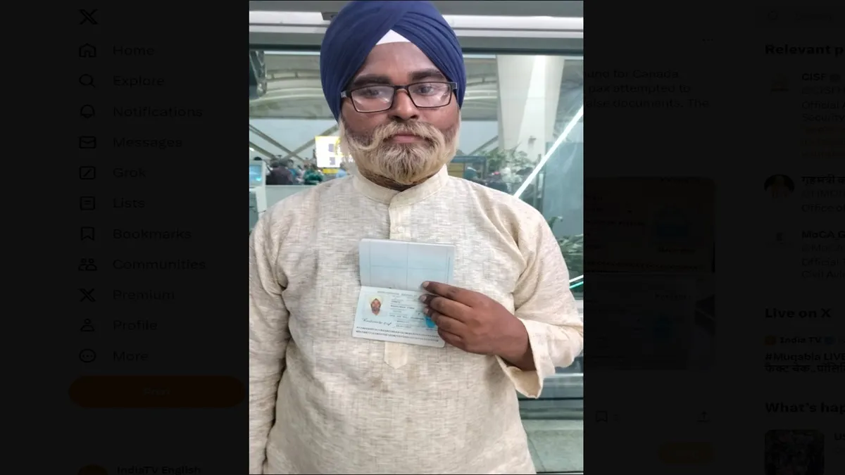 Delhi: CISF held 24-year-old man posing as 60-plus passenger.
