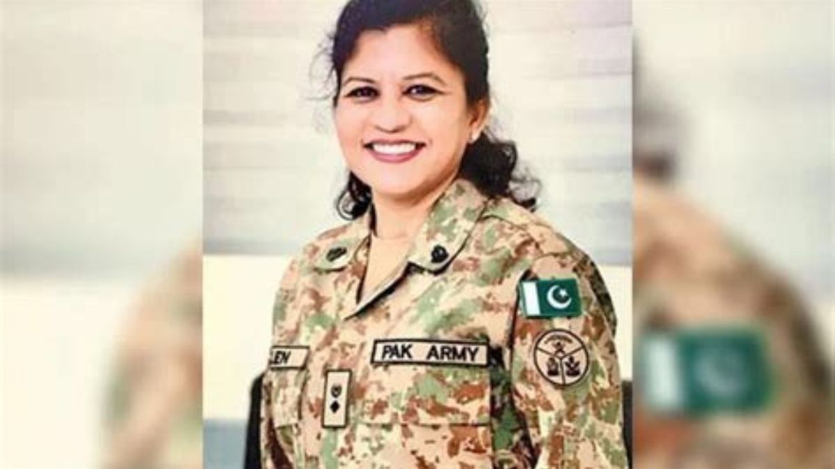 For the first time in Pakistan's history, a minority community woman became brigadier in Army I DETAILS