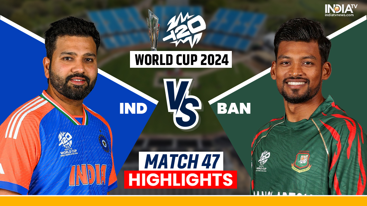 IND vs BAN live score, T20 World Cup 2024 Super 8: India vs Bangladesh ...