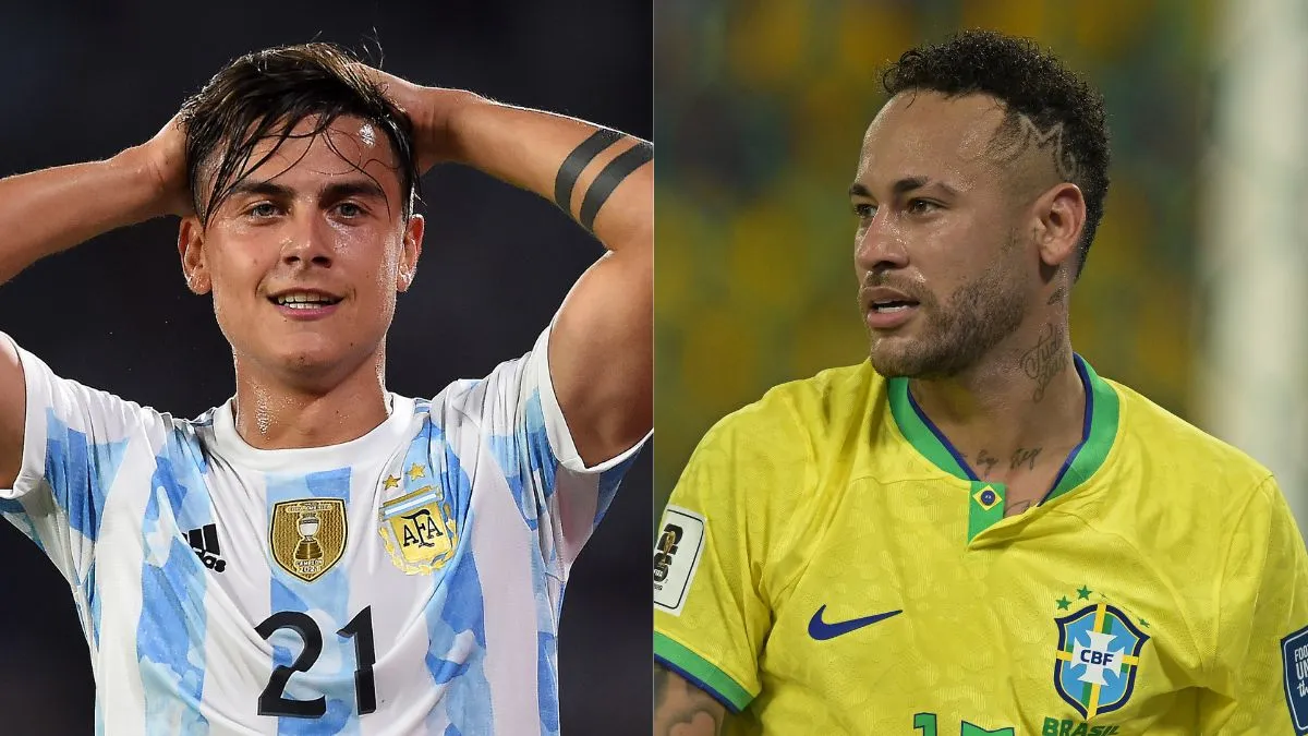 Argentina's Paulo Dybala and Brazil's Neymar are two high-profile names missing the Copa America 2024 
