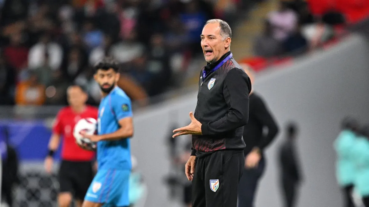 Igor Stimac during India's AFC Asian Cup game against Uzbekistan in Ar-Rayyan on January 18, 2024