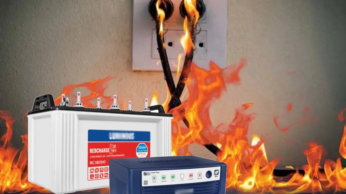 4 people died in Delhi due to an inverter explosion: Are you also making these mistakes? | Technology News – India TV
