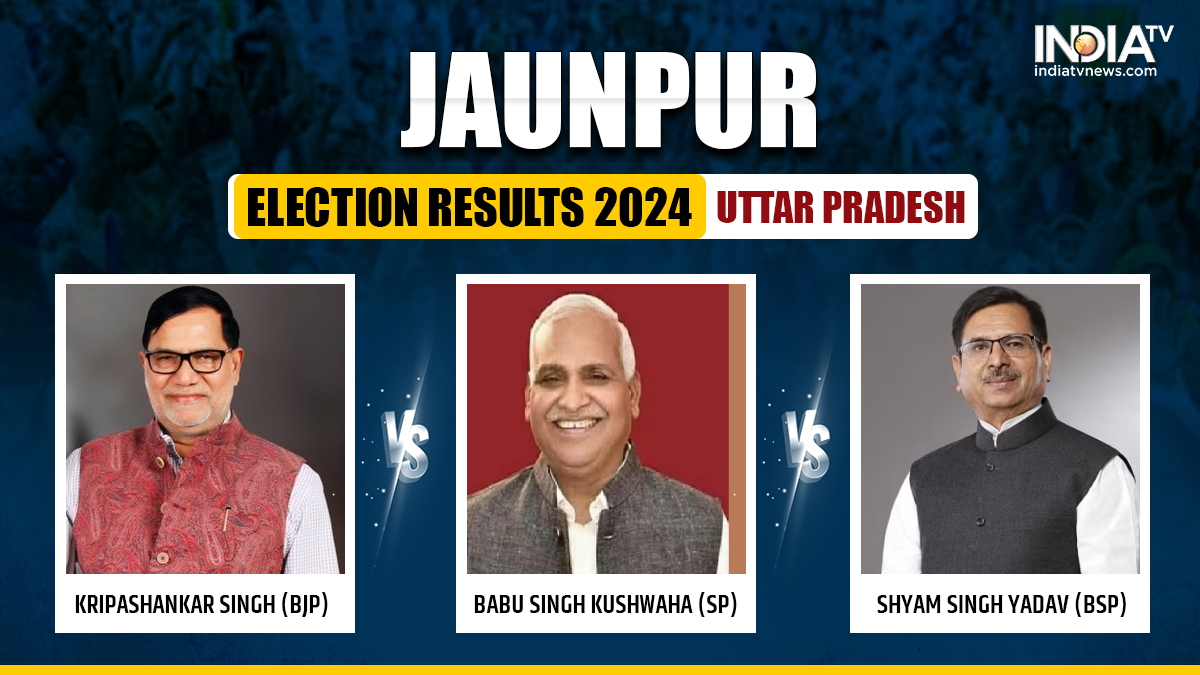 Jaunpur Lok Sabha Election Results 2024: SP's Babushingh Kushwaha leads against BJP's Kripashankar Singh