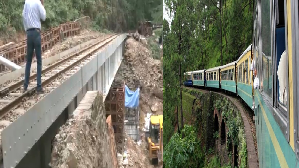 Himachal: All trains on Kalka-Shimla heritage line suspended after cracks developed on railway bridge | WATCH