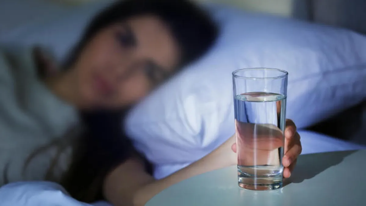 Drinking warm water at night helps you sleep better.