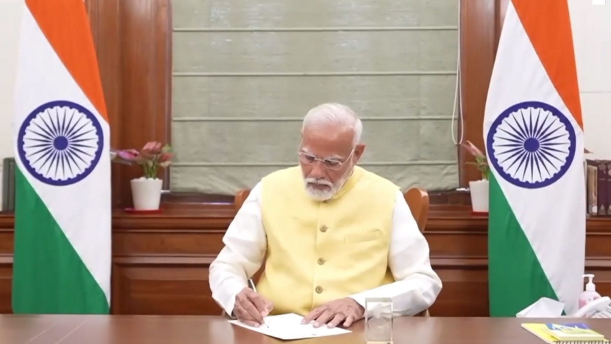 Modi 3.0: PM Narendra Modi signs first file to release Rs 20,000 crore for PM Kisan Nidhi