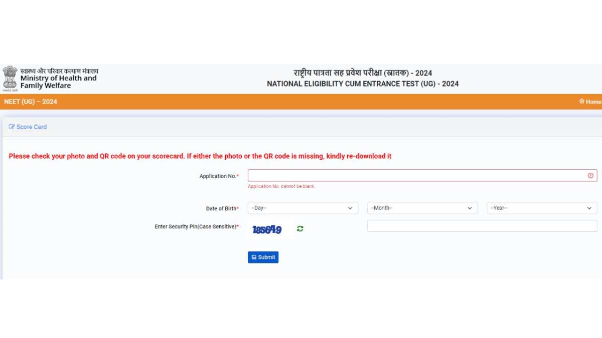 NEET UG Re-Exam 2024 admit card released for 1,563 candidates, link here