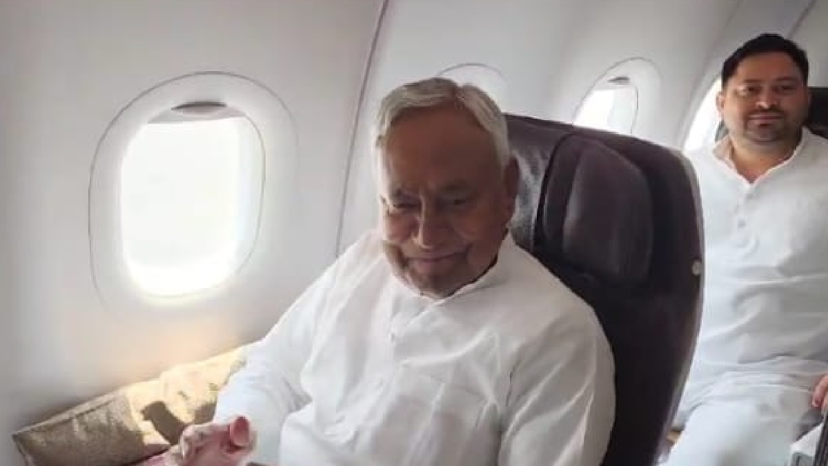 Nitish Kumar, Tejashwi take same flight to Delhi ahead of NDA, INDIA bloc meetings after election results