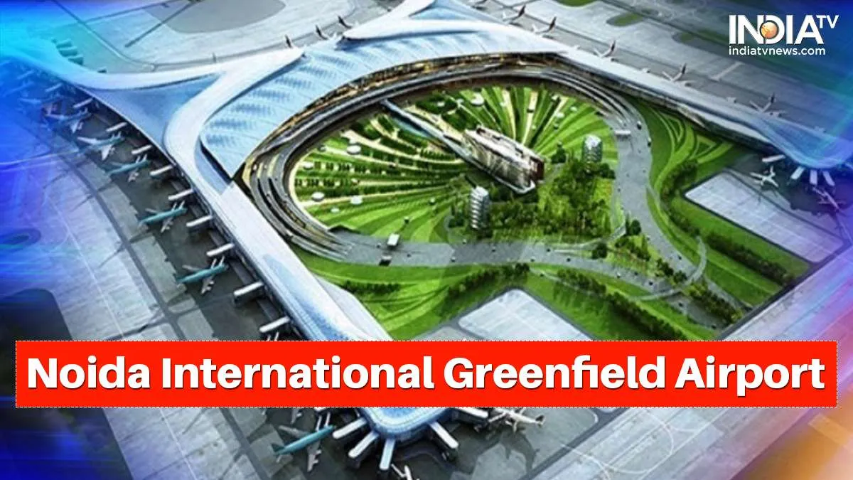 Noida International Airport in Uttar Pradesh. 