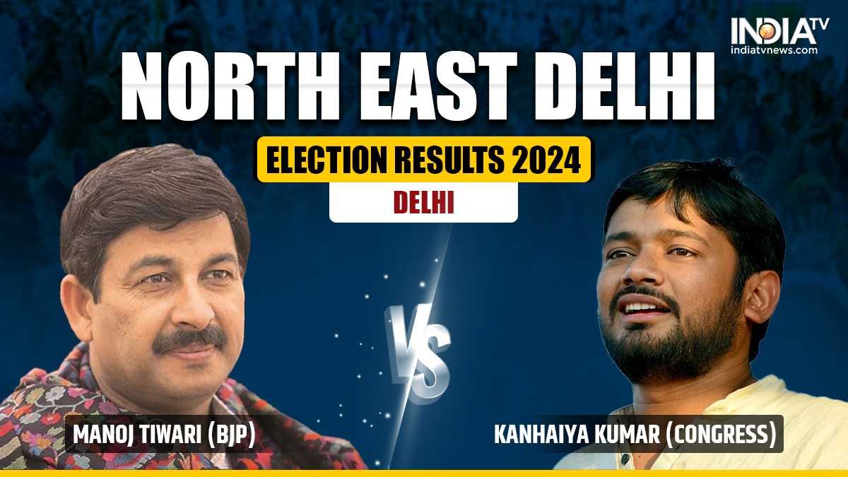 North East Delhi Election Results 2024: Manoj Tiwari defeats Kanhaiya ...