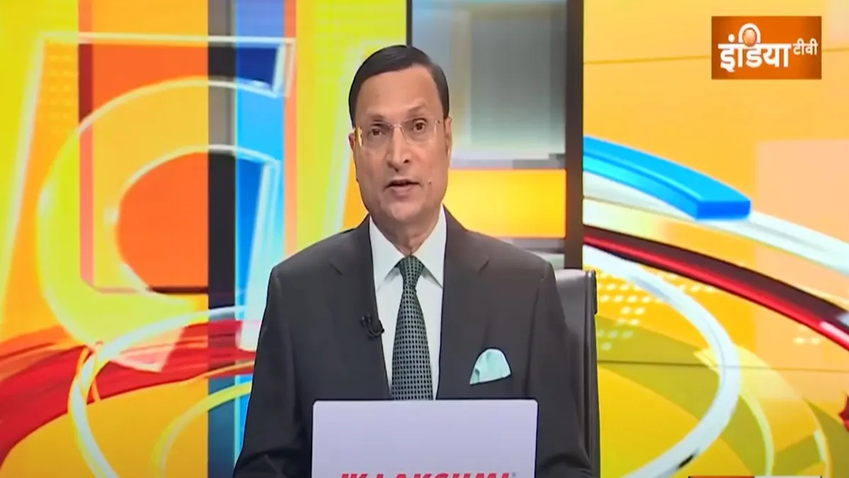 India TV Chairman and Editor-in-Chief Rajat Sharma.