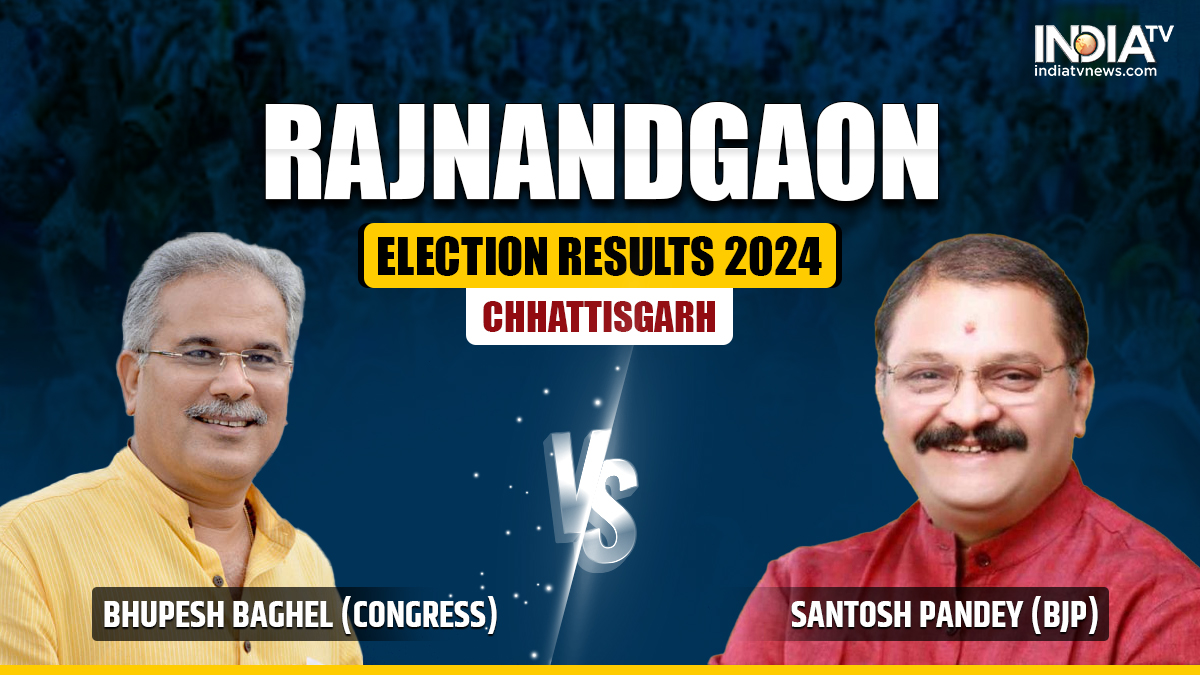 Rajnandgaon Election Results 2024: BJP's Santosh Pandey stuns former CM Bhupesh Baghel