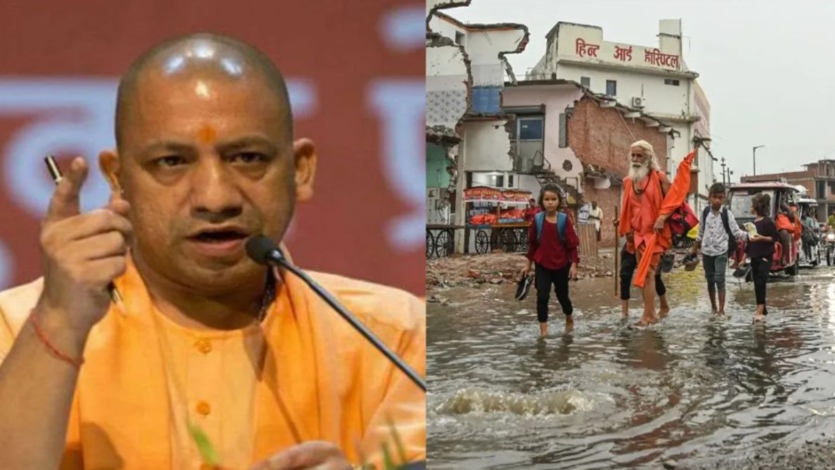 Ayodhya: Ram Path develops potholes after first rain post-construction, Yogi govt swings into action | DETAILS