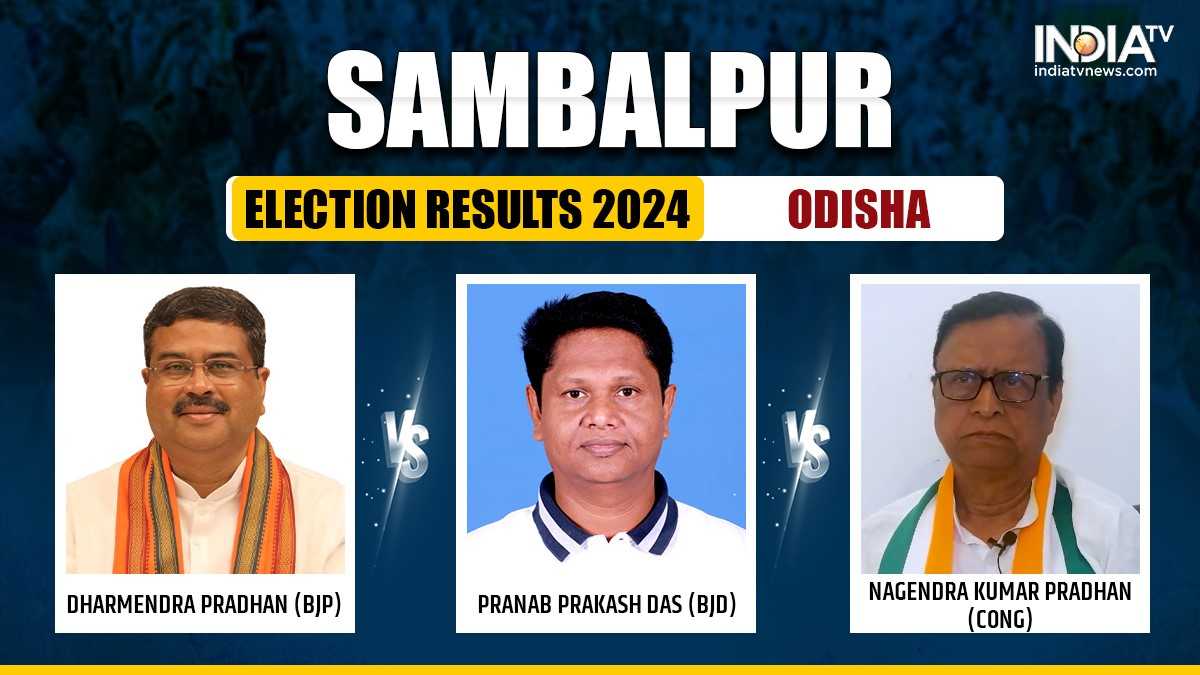 Sambalpur Election Results 2024: Dharmendra Pradhan defeats BJD's Pranab Prakash Das in Lok Sabha polls