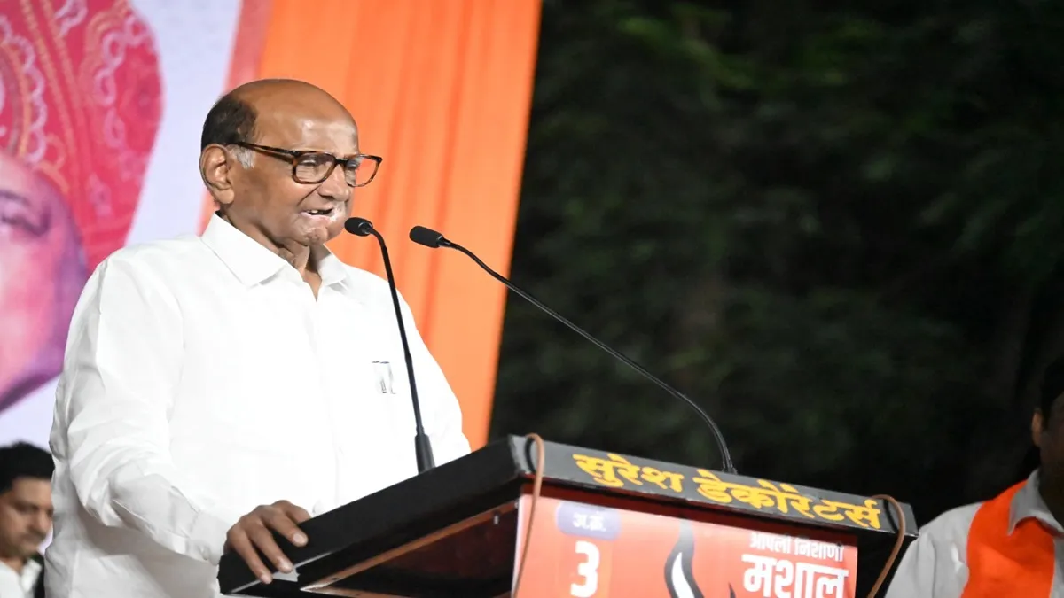 Nationalist Congress Party-SP chief Sharad Pawar.