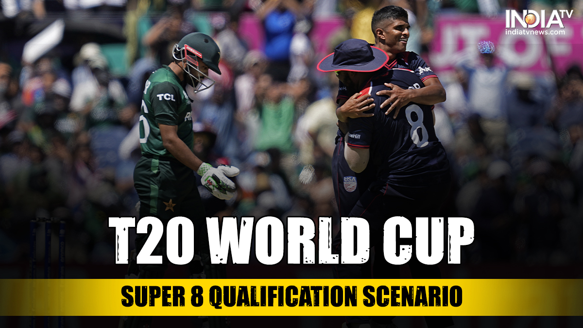 How can USA qualify for Super 8 from Group A after the giant-killing act against Pakistan?