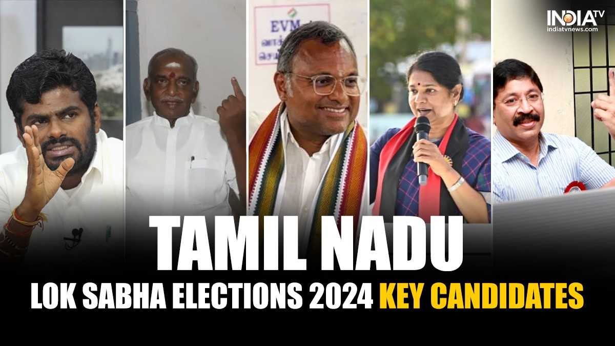 Lok Sabha Elections 2024 Tamil Nadu Key Candidates List Annamalai