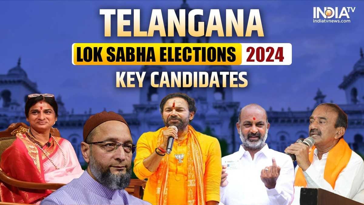 Lok Sabha Elections 2024 Telangana Key Candidates full list asaduddin