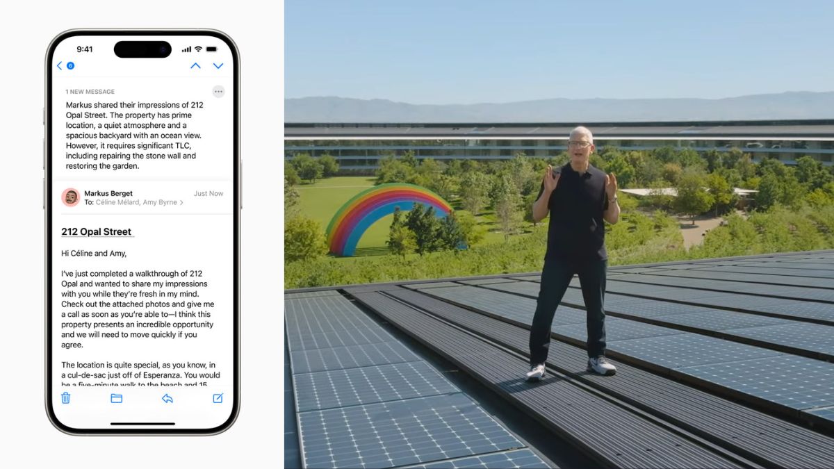 Apple embraces AI: Tim Cook introduces 'Apple Intelligence' and ChatGPT for iPhone users