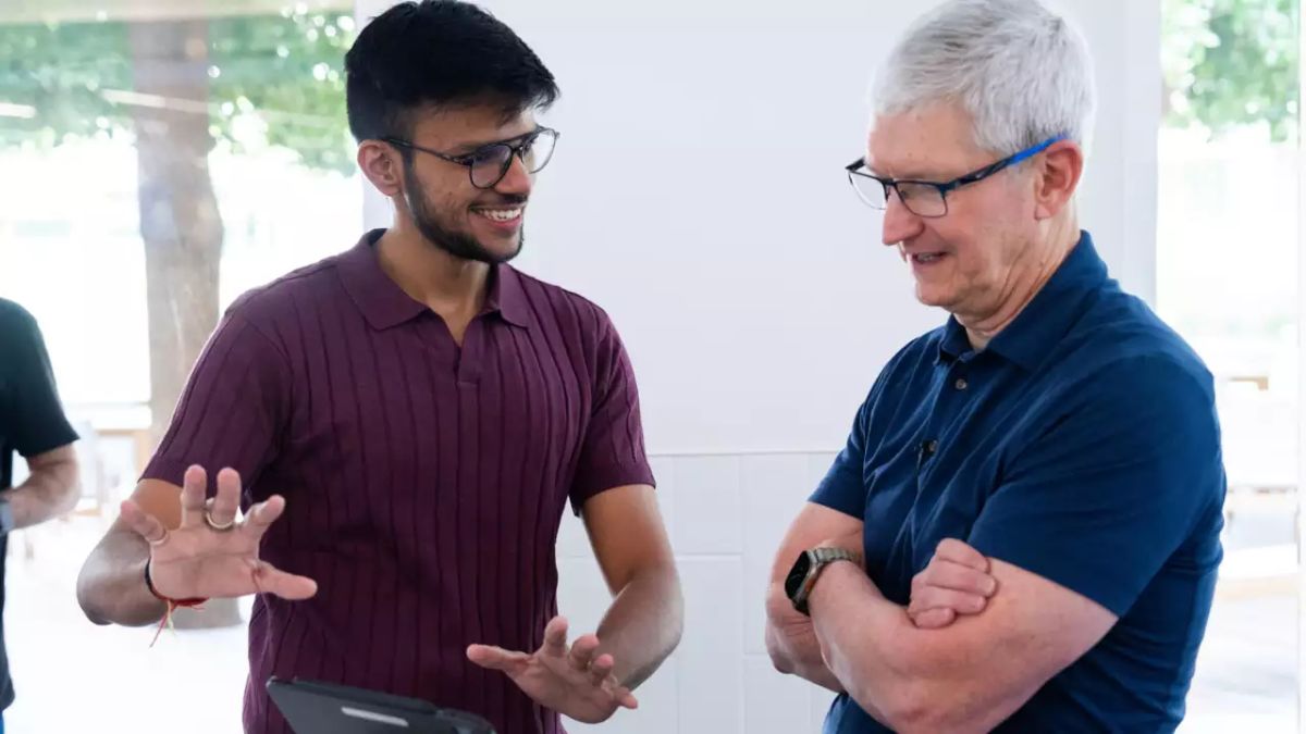 Tim Cook met Akshat Srivastava, an Indian student ahead of Apple WWDC 2024: Know why