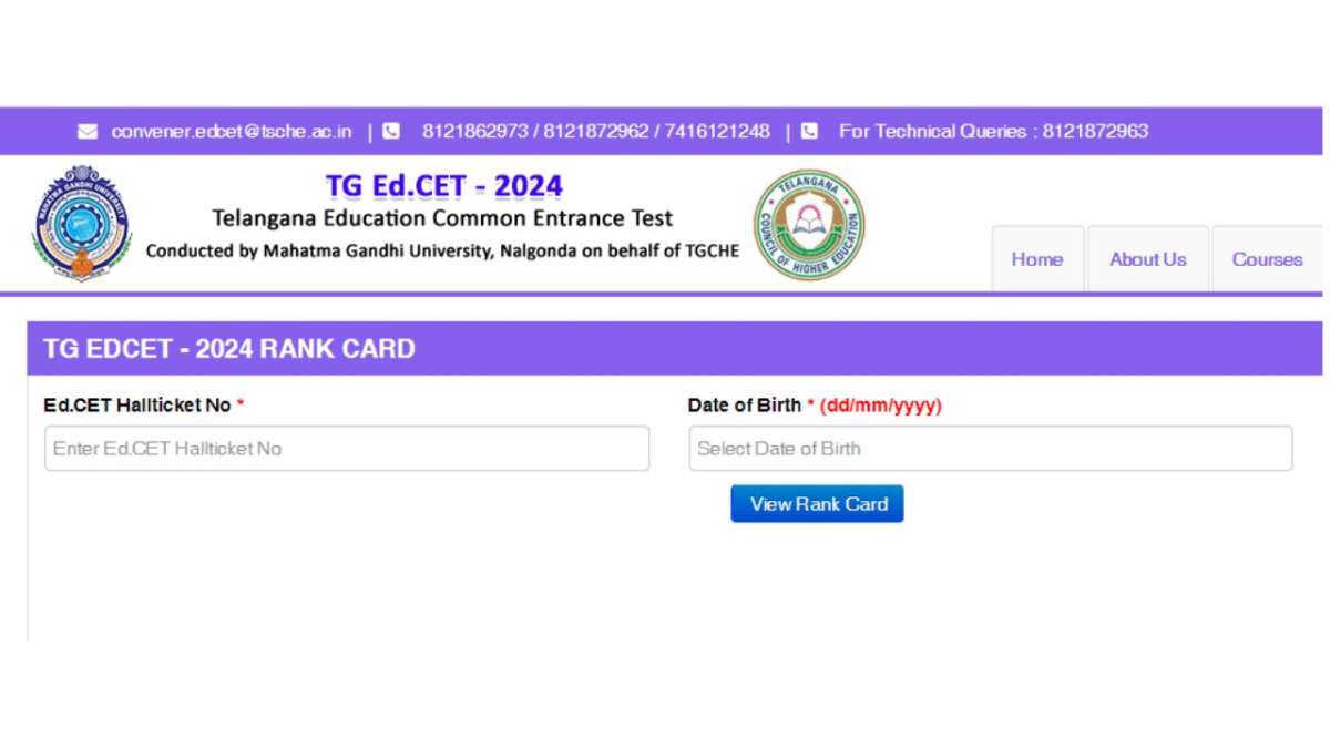 TS EdCET 2024 Result declared, direct link here