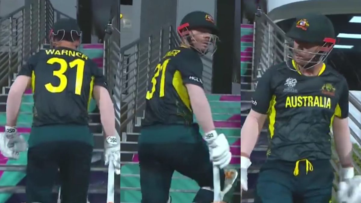 WATCH: David Warner nearly enters Oman dressing room mistakenly, commentators can't stop laughing