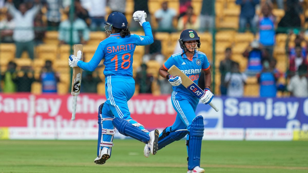 Smriti Mandhana and Harmanpreet Kaur's centuries power India to their highest ODI total at home