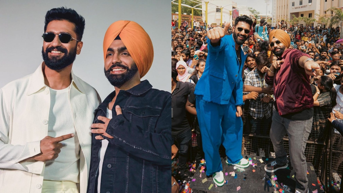 Vicky Kaushal is having a blast at 'Bad Newz' promotions with Ammy Virk ...