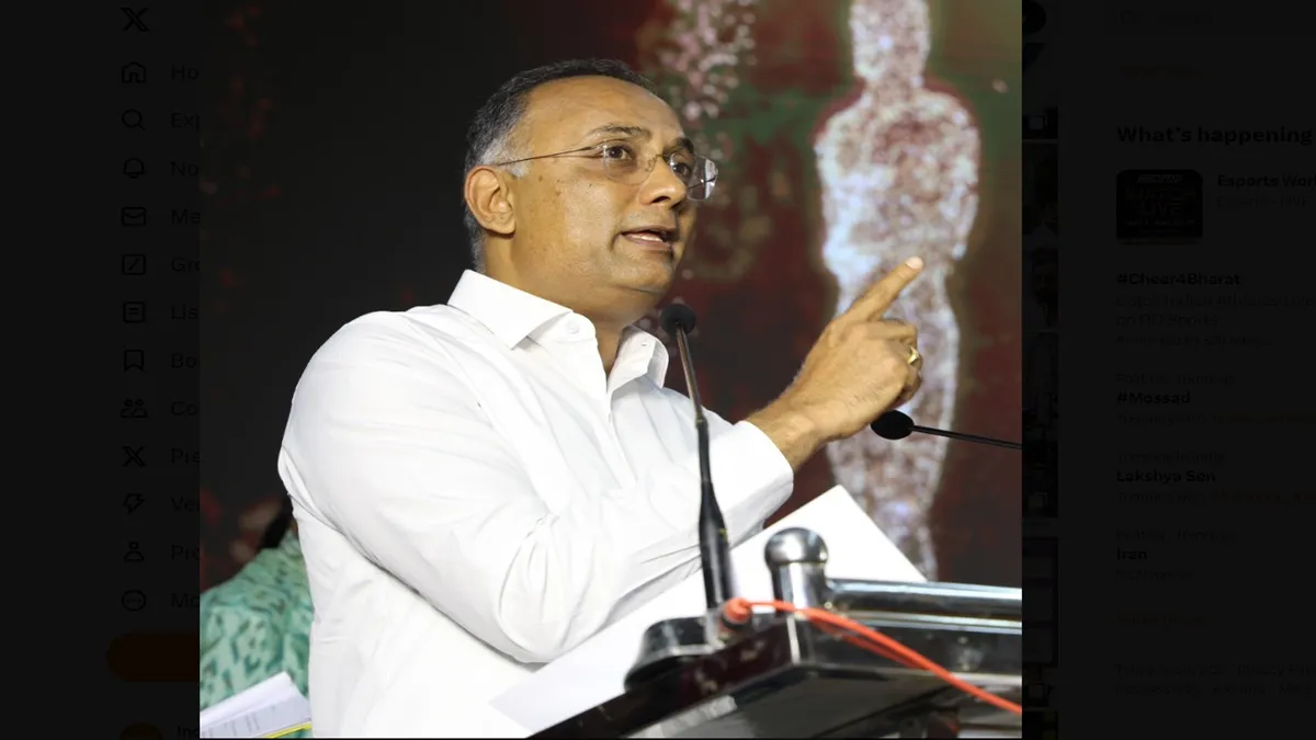 Karnataka Health Minister Dinesh Gundu Rao.