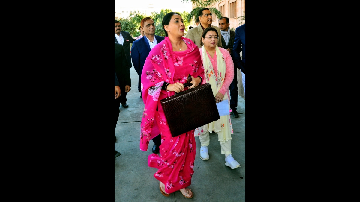 Rajasthan: Finance Minister Diya Kumari to present state budget tomorrow