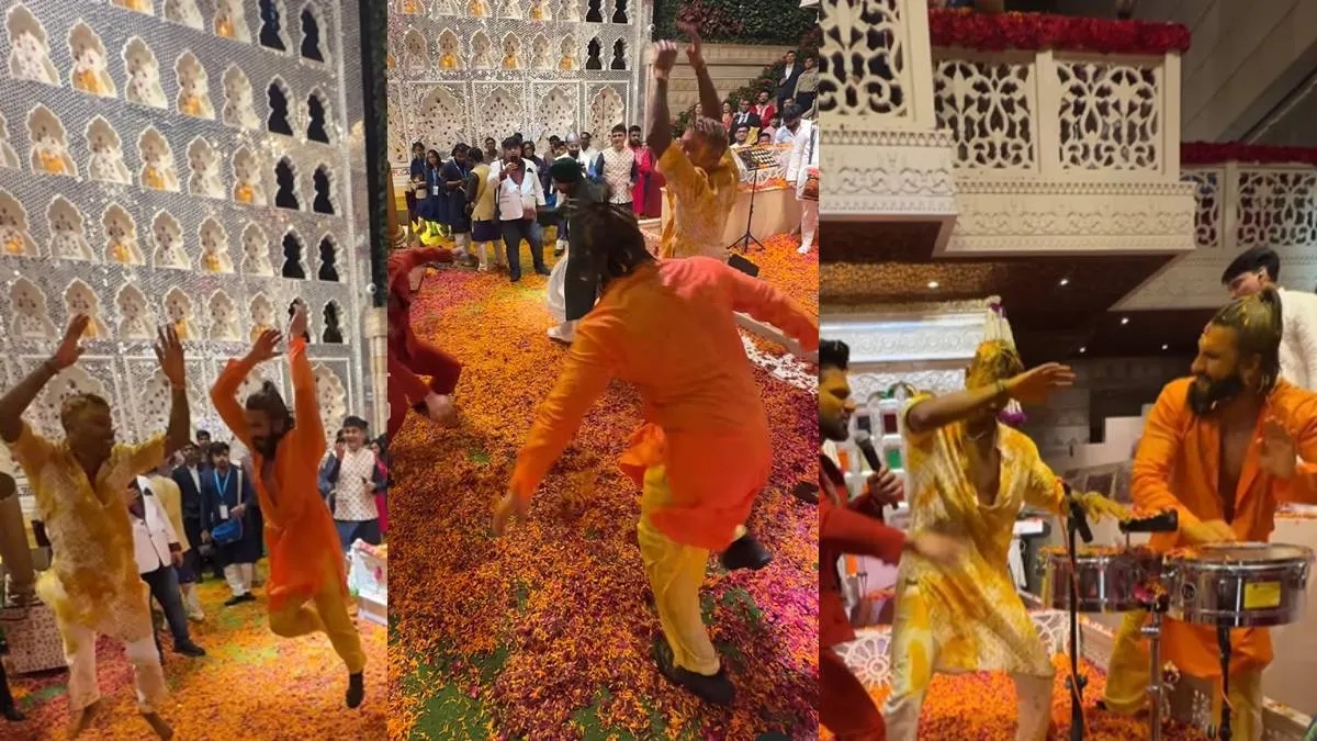 Hardik Pandya, Ranveer Singh's video from Anant-Radhika's Haldi celebration goes viral | WATCH