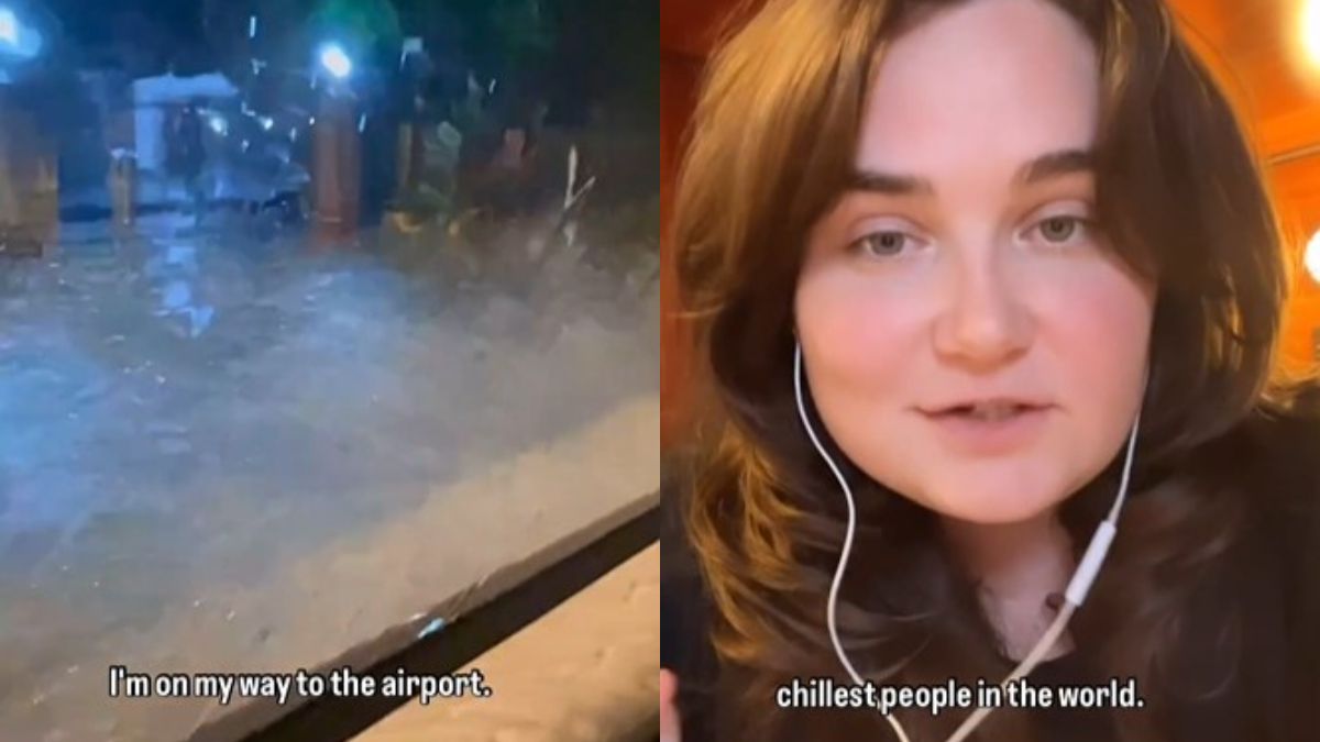 Australian podcaster amazed as Uber driver braves Mumbai floods to reach airport | WATCH