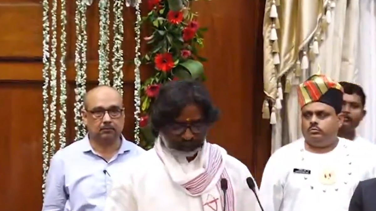 Hemant Soren, out on bail, takes oath as Jharkhand Chief Minister again