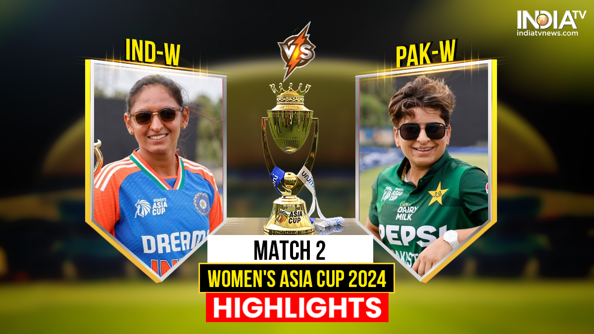 INDW vs PAKW Women's Asia Cup 2024 Live Score India women vs