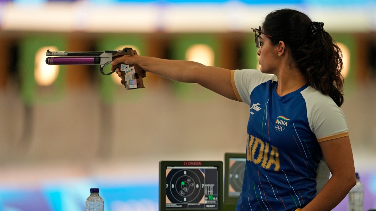 Paris Olympics 2024: Manu Bhaker qualifies for 10m air pistol finals, Rhythm Sangwan knocked out