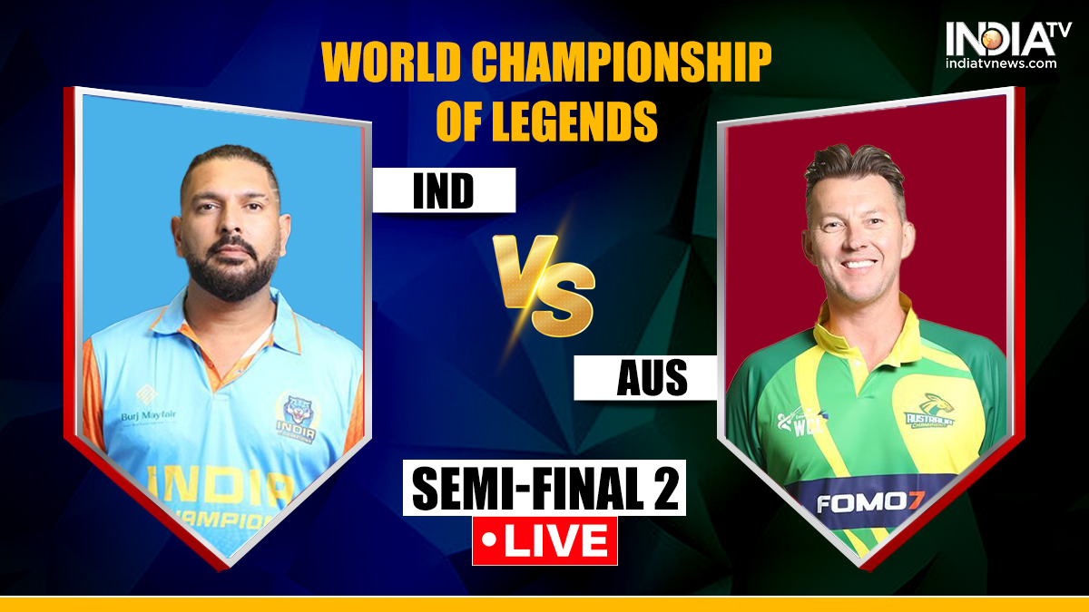 INDC vs AUSC WCL Live Score India Champions vs Australia Champions