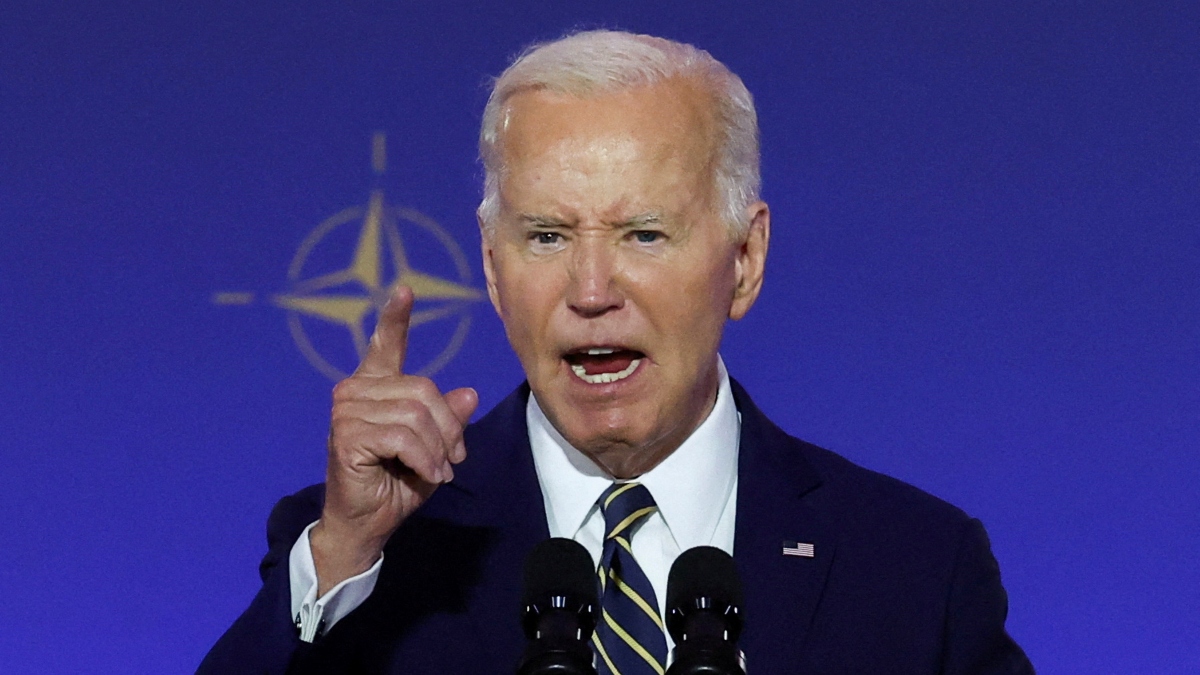 'Ukraine can and will stop Vladimir Putin': Biden tells NATO as he announces 'historic' aid for Kyiv