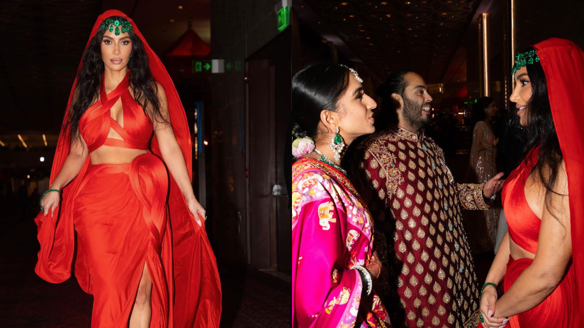 'India has...', Kim Kardashian shares pictures from Anant-Radhika's wedding | See Pics