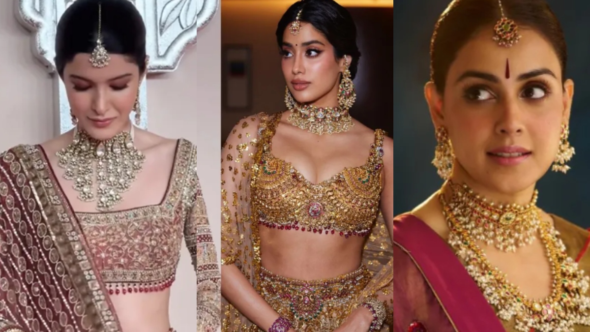 Maang Tikka from 90s are back in fashion, beautiful designs seen at Anant-Radhika's wedding